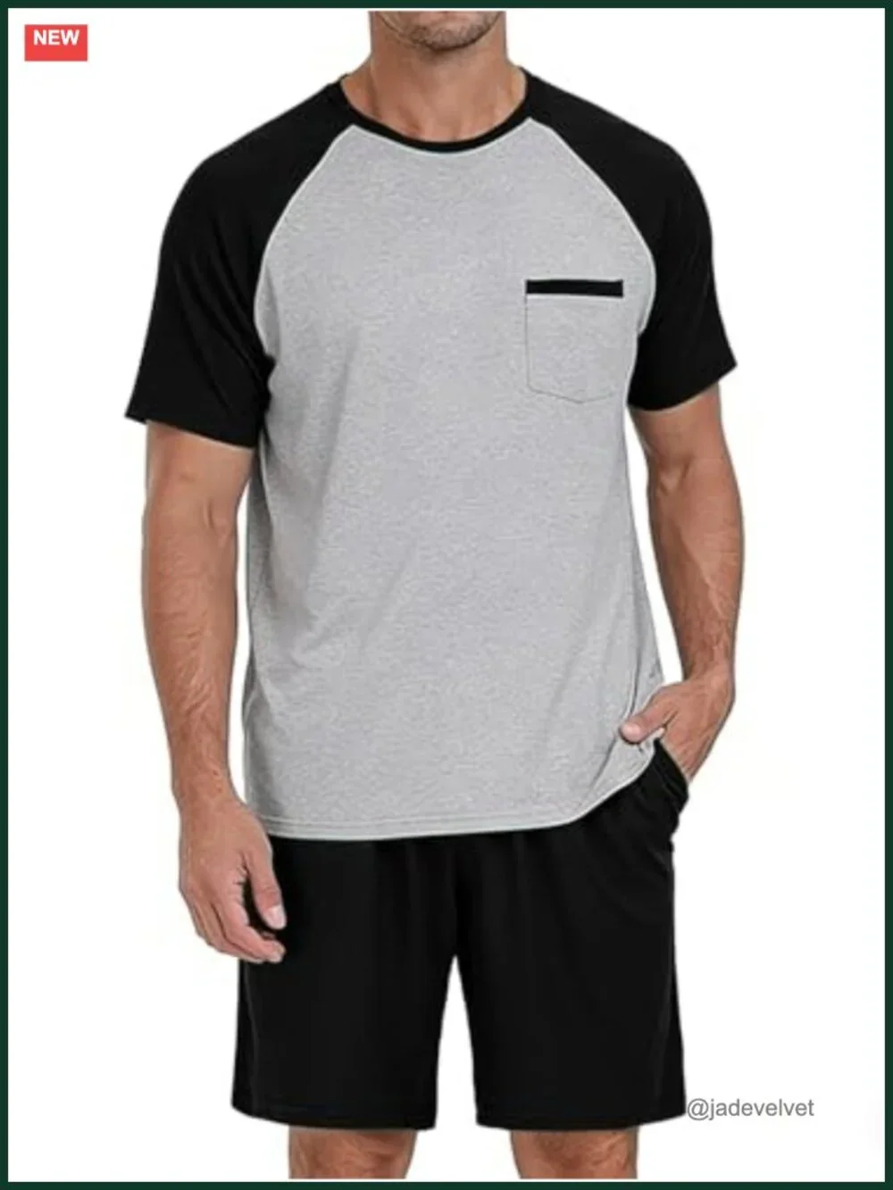 Modal Soft Pajama Short Set - 2 Piece Lounge Set with Pockets